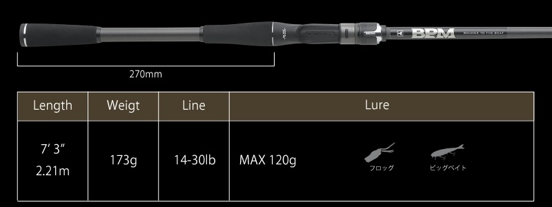 Jackal Rods Jackall BPM Swimbait Bait Casting Rods | Predator Tackle