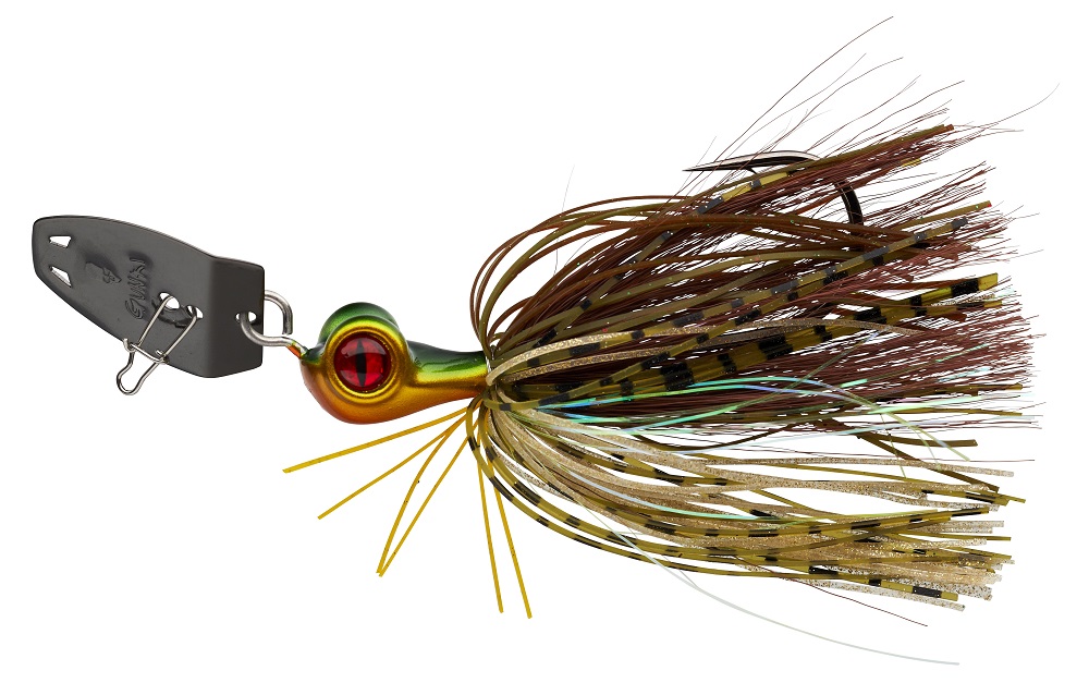 Leurres De Pêche GUNKI Chatterbait Boomer 21g - Nageur Coulant, Couleur Purple Rock - Pour Carnassiers (Réf. 71082