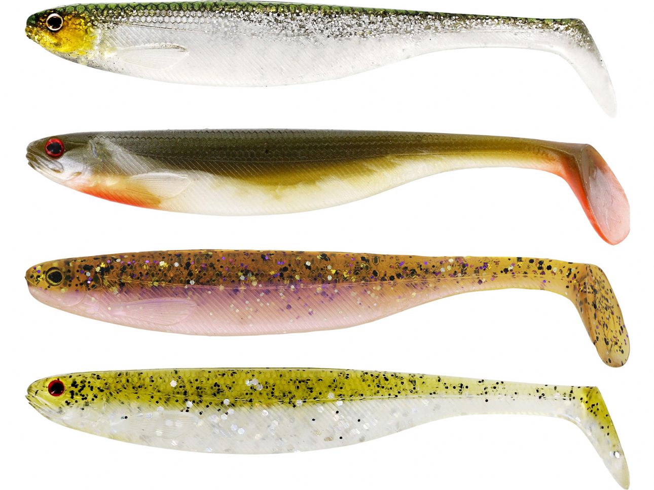 Westin ShadTeez Slim V2 - Esca In Gomma Softbait Per Luccio - 27 Cm / 22 G