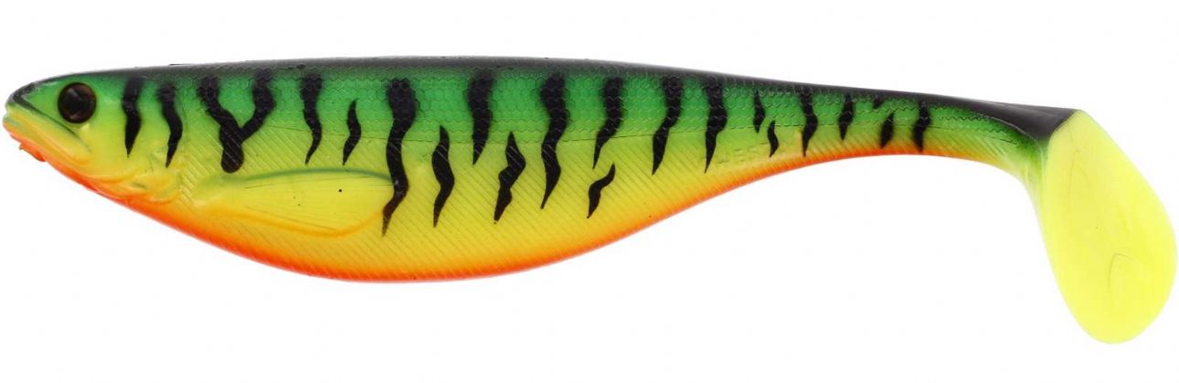 Westin Zanderteez Shadtail Esca In Gomma 8,5 Cm 6g - Crazy Firetiger - Per Lucioperca, Luccio, Persico - 3