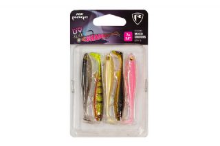 Haofy Artificial Fishing Worms Night Crawlers, 10Cm Worm Shaped Fishy Smell  Soft Fishing Lure Baits with Box for Fishermen