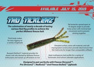 Z-Man TRD TicklerZ 2.75 inch Soft Plastic Bait from Predator Tackle