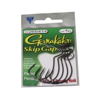Gamakatsu Skip Gap No Slip Hooks (Lot of 2-2/0 & 4/0-6/5 Hks./pack)