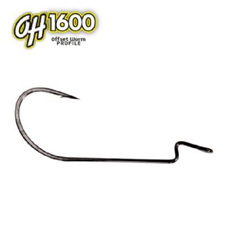 OMTD OH1600 Offset Worm Profile Hooks from