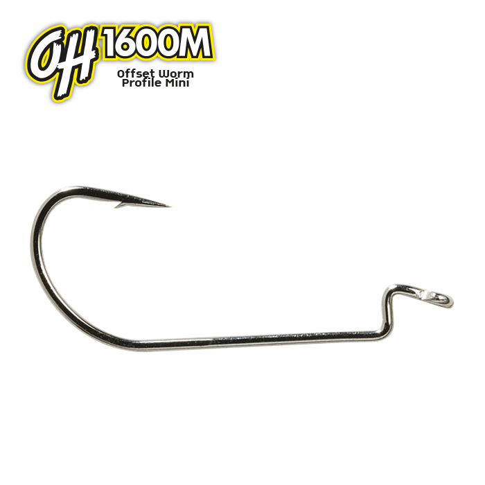 OMTD OH1600M Offset Worm Profile Mini Hooks from