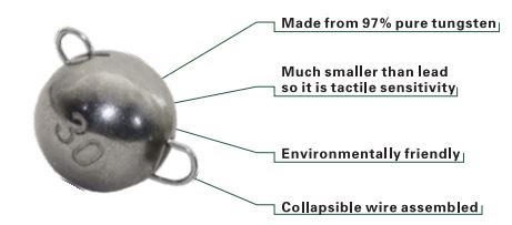 Vike Tungsten Cheburashka Sinker Weights from