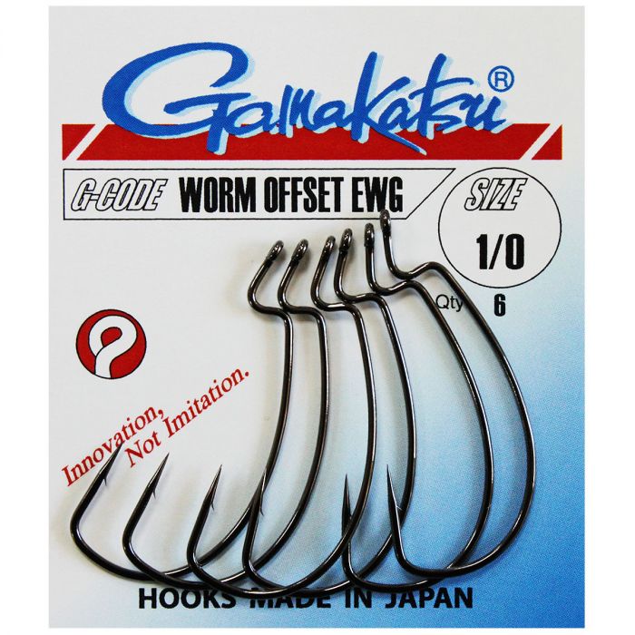 Gamakatsu Offset Worm EWG Hook from PredatorTackle.co.uk